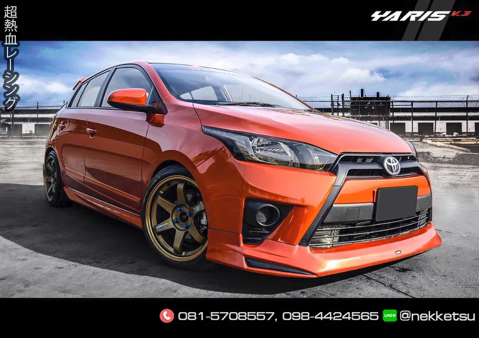 รูปชุดแต่ง ชุดแต่ง Toyota Yaris 14 16 RedLine ภาพที่ 3