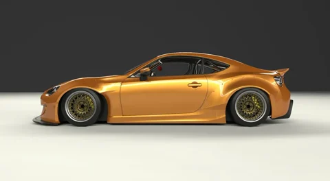 แก้มและโป่งล้อหน้า Front Fenders - 45mm (only) - V2.0 BRZ - GT86 - FR-S Rocket Bunny Racing ภาพสินค้า 1