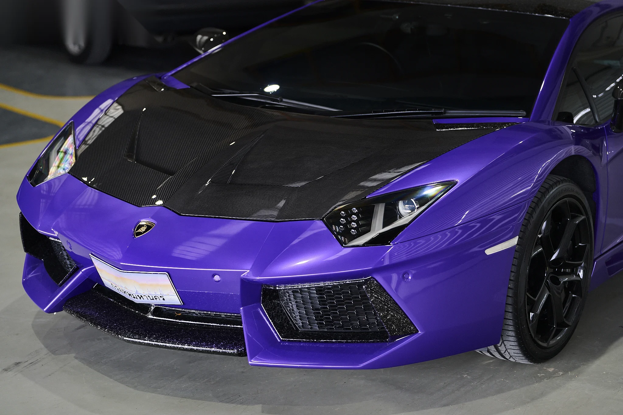 ชุดแต่ง LAMBORGHINI Aventador Lamborghini LP700-4 x Novitec Side Air Intakes x Race คาร์บอน ฝากระโปรง Prodrive Shop ภาพ 3