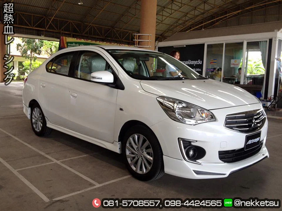 รูปชุดแต่ง ชุดแต่ง Mitsubishi Attrage RedLine V1 ภาพที่ 2