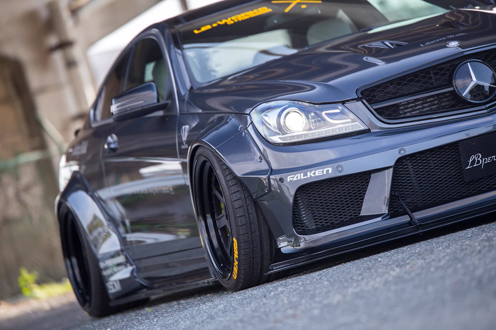 รูปชุดแต่ง ชุดแต่ง Mercedes-Benz C Class W204 2010 2014 LB WORK ภาพที่ 5