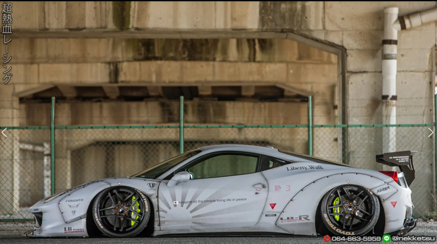 รูปชุดแต่ง ชุดแต่ง Ferrari 458 LB WORK ภาพที่ 11
