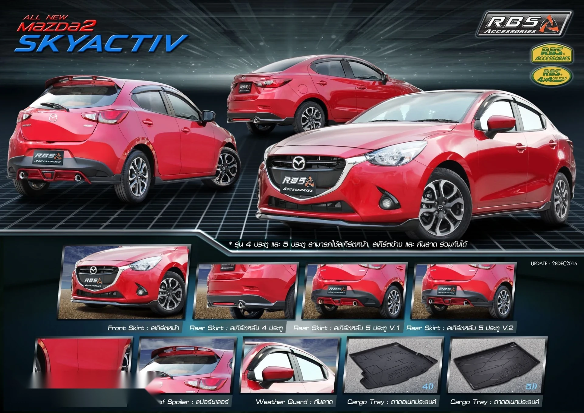 ชุดแต่ง MAZDA 2 MAZDA 2 SKYACTIV IDEO RBS ภาพ 3