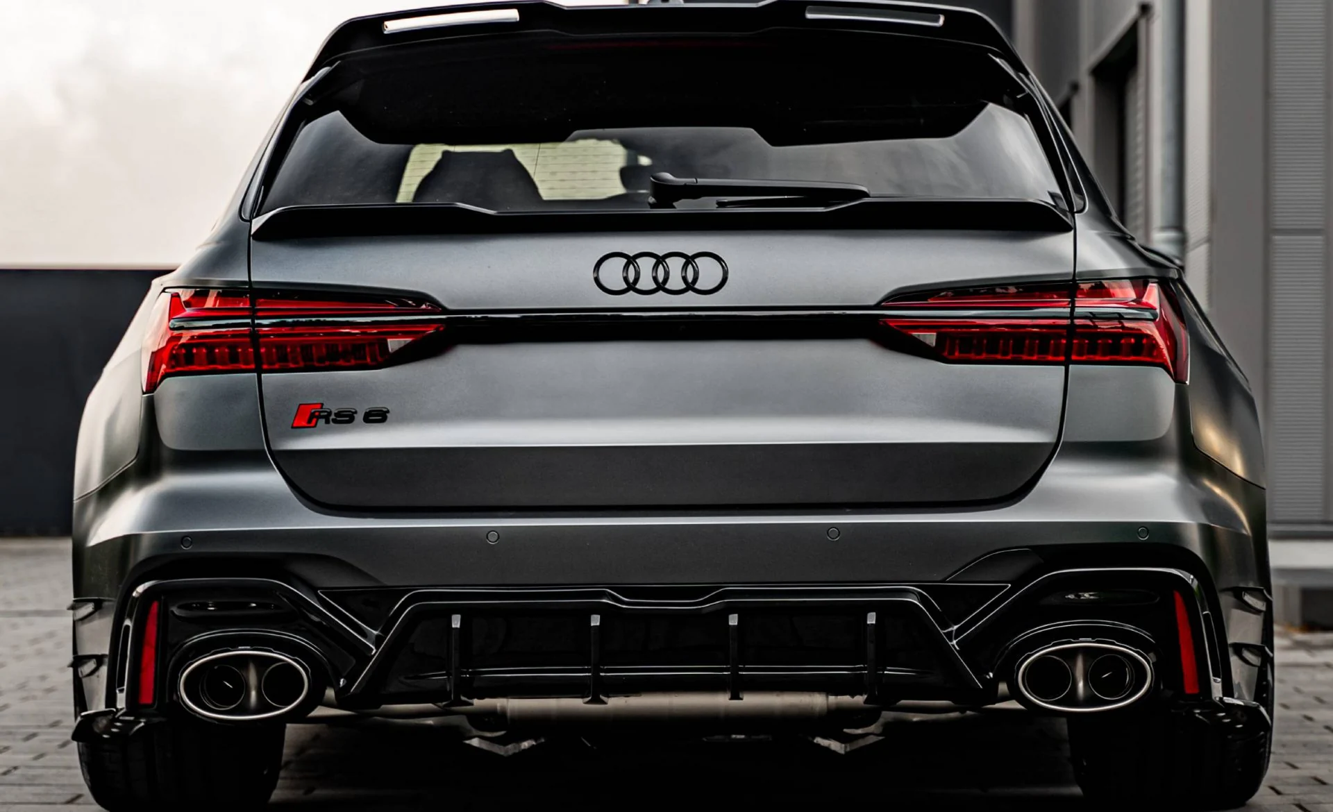ดิฟฟิวเซอร์หลัง PD6RS Prior Design AUDI RS6 C8 ภาพสินค้าที่เลือก