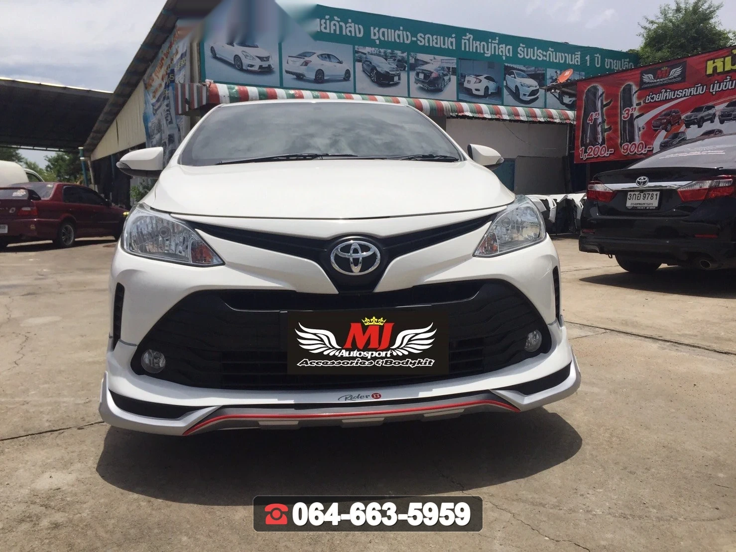 ชุดแต่ง TOYOTA Vios 2017 Rider RiderM