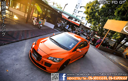 ชุดแต่งรอบคัน Civic FD 06-12 ทรง GT (FRP) – ภาพที่ 39