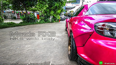 คิ้วโป่งล้อ Mazda RX8 Wide Body – ภาพที่ 2
