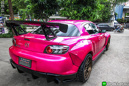 คิ้วโป่งล้อ Mazda RX8 Wide Body – ภาพที่ 7