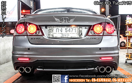 ชุดแต่ง Civic FD ทรง Type R 2015 ใหม่!! – ภาพที่ 27
