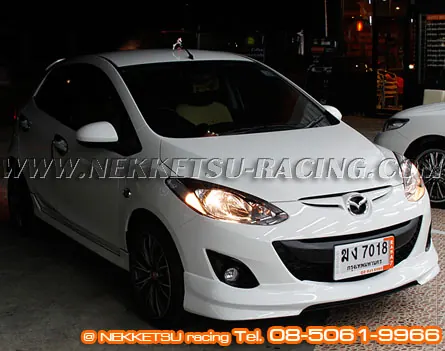 ชุดแต่งรอบคัน Mazda2 ร่น 5 ประตู ทรง Firewall ABS – ภาพที่ 10