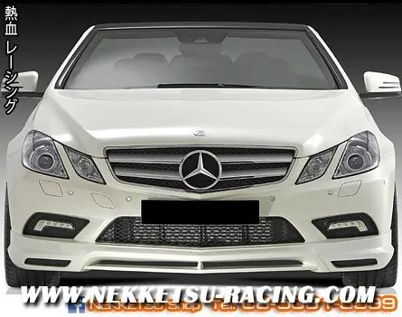 ลิ้นหน้า BENZ W207 E Coupe ทรง Piecha (FRP)