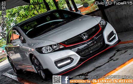 ชุดแต่ง Civic FD ทรง Type R 2015 ใหม่!! – ภาพที่ 17