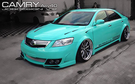 ชุดแต่ง Camry 07-12 ทรง Job Design V2 – ภาพที่ 2
