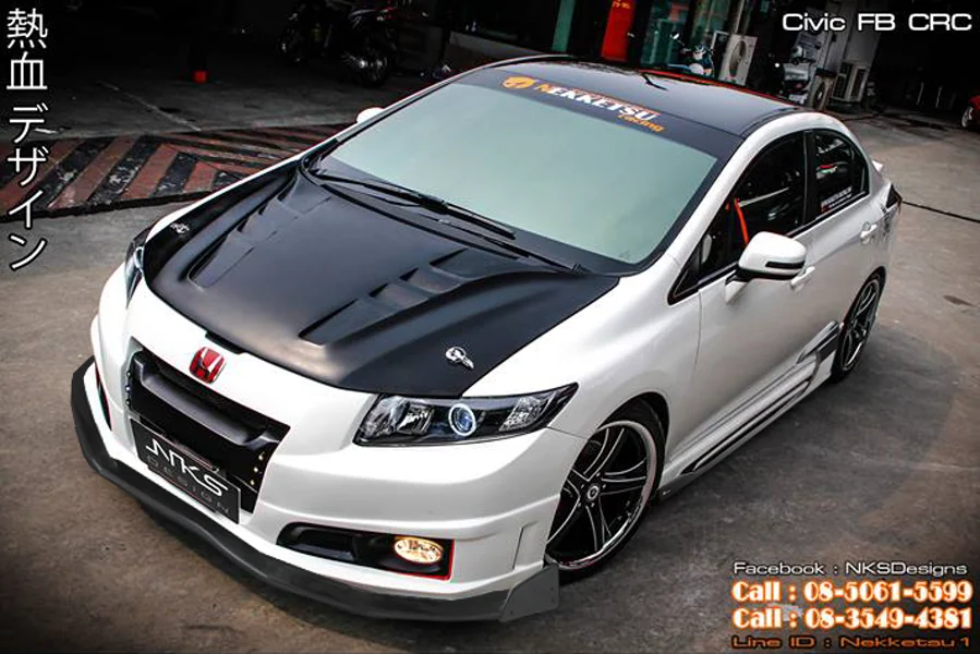 ชุดแต่งรอบคัน Civic FB ทรง CRC – ภาพที่ 45