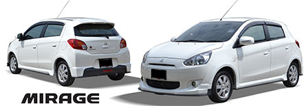 ชุดแต่งรอบคันรถ MIRAGE 2012 ทรง RB2 – ภาพที่ 4