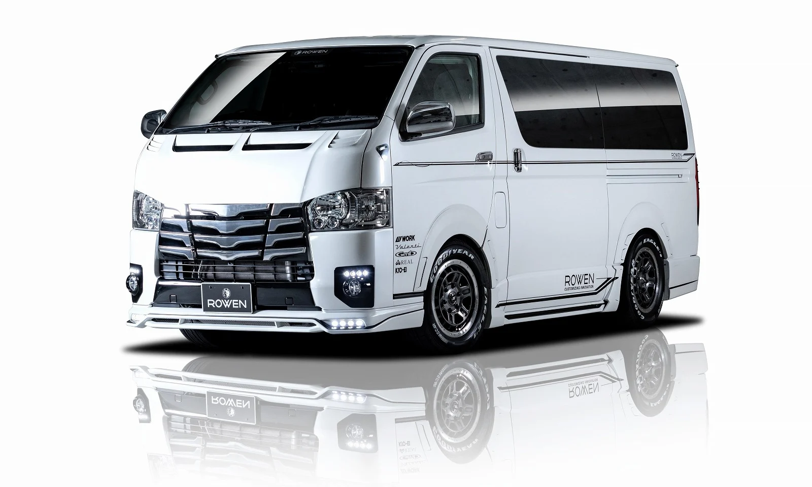 ชุดแต่ง TOYOTA 200HIACE 5 GDH/TRH20# 2017.12~2020.3 Rowen Japan