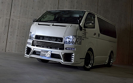 ชุดแต่งรอบคัน Hiace 2013 ROWEN (JAPAN) กันชนเต็ม – ภาพที่ 7