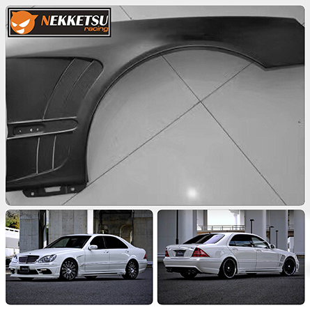 ชุดแต่งรถรอบคัน Benz S Class W220 ทรง WALD – ภาพที่ 3