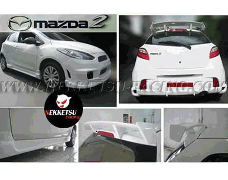ชุดแต่งรอบคัน Mazda2 รุ่น 5 ประตู ทรง Ings1 – ภาพที่ 3