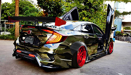 ชุดแต่งรถ Civic FC ทรง Type X Wide Body – ภาพที่ 6