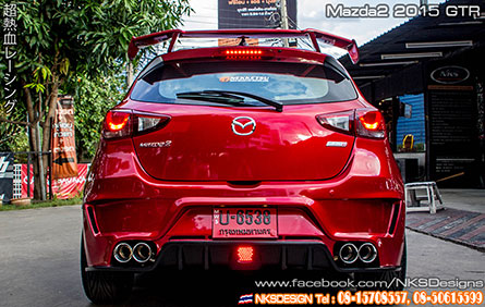 ชุดแต่ง Mazda2 Skyactive 2015 ทรง GT (5 ประตู) – ภาพที่ 9