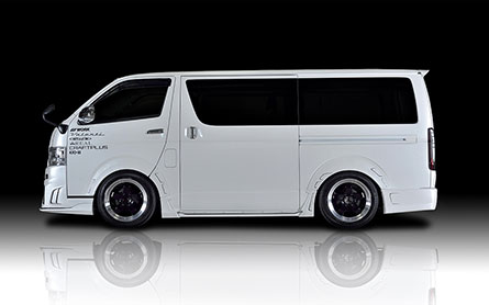 ชุดแต่งรอบคัน Hiace 2013 ROWEN (JAPAN) กันชนเต็ม – ภาพที่ 4
