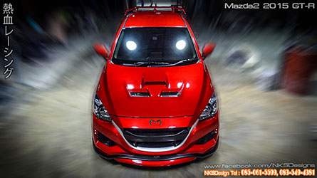 ชุดแต่ง Mazda2 Skyactive 2015 ทรง GT (5 ประตู) – ภาพที่ 10