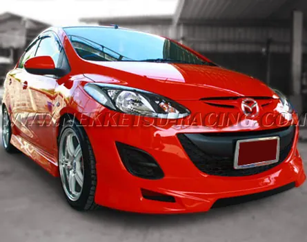 ชุดแต่งรอบคัน Mazda2 รุ่น 4 ประตู ทรง Shark Speed – ภาพที่ 5