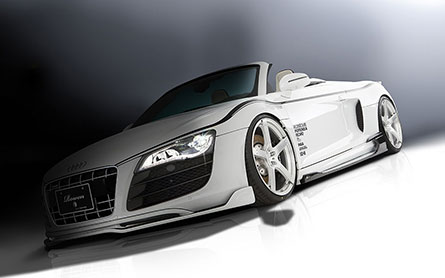 ชุดแต่งรอบคัน AUDI R8 Spyder 4.2 Rowen (JAPAN) – ภาพที่ 4