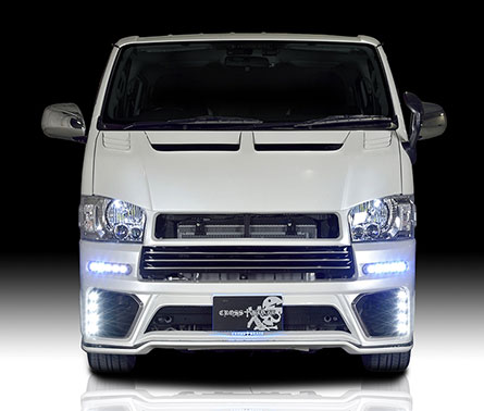 ชุดแต่งรอบคัน Hiace 2013 ROWEN (JAPAN) กันชนเต็ม – ภาพที่ 2