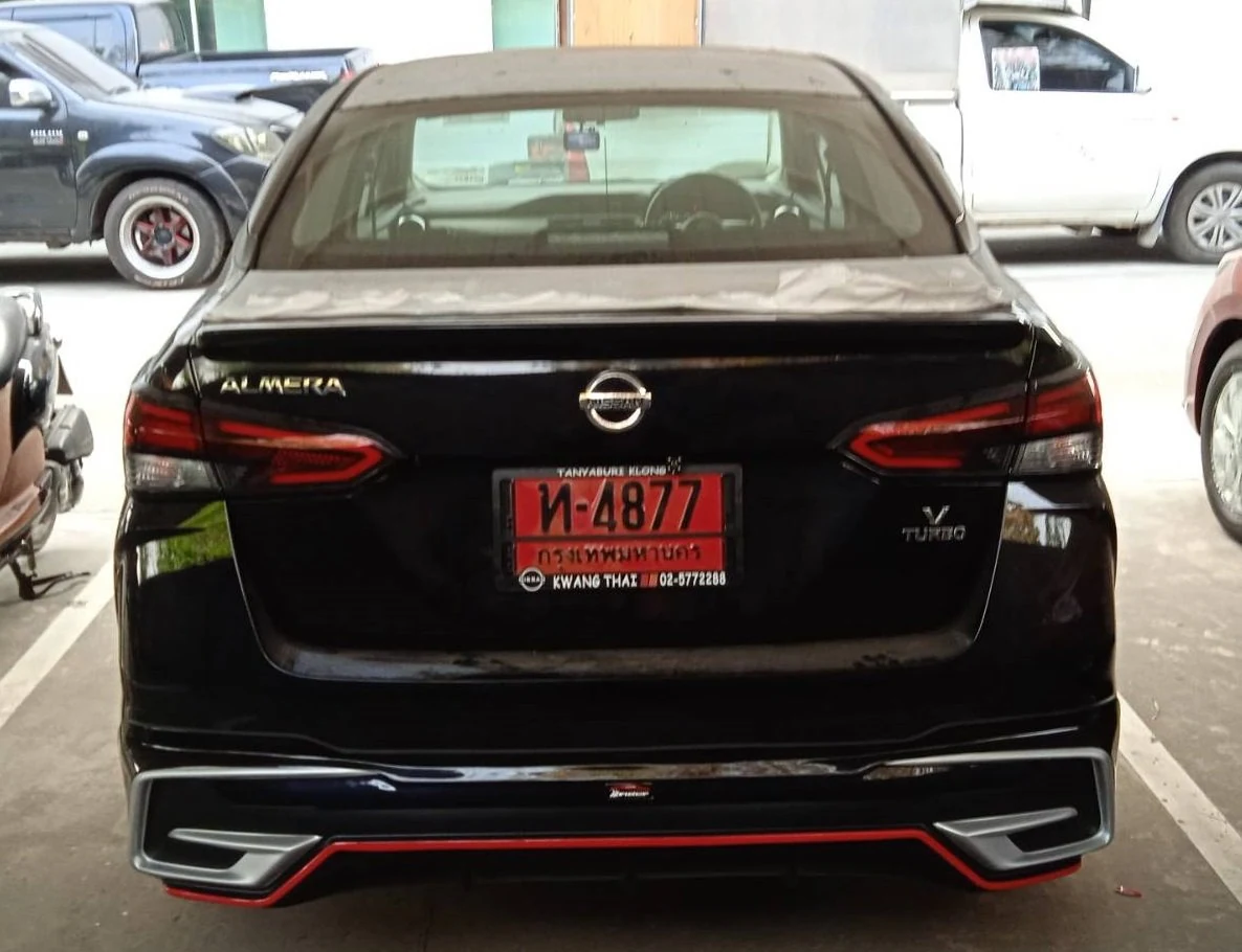 ชุดแต่ง NISSAN Almera สปอยเลอร์ Almera 2020 แนบ RiderM