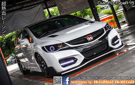 ชุดแต่ง Civic FD ทรง Type R 2015 ใหม่!! – ภาพที่ 10