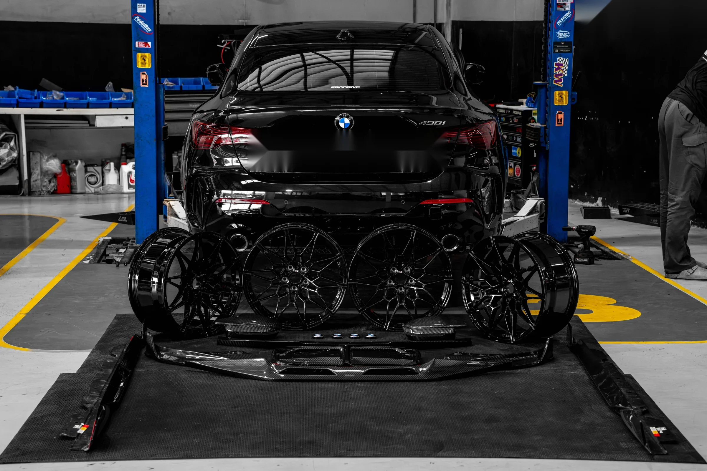 ชุดแต่ง BMW G22 BMW G22 430i x CNC Custom Forged Wheels 19” x SOOQOO Dry คาร์บอน Bodykits Prodrive Shop