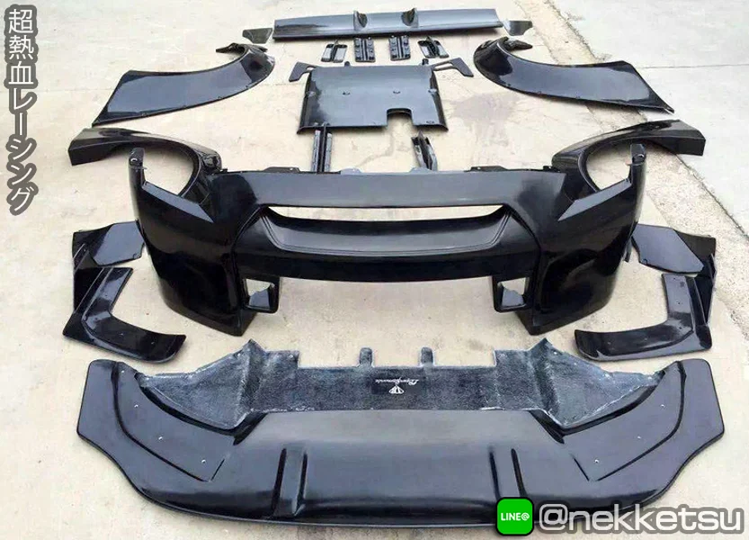 ชุดแต่งรอบคัน GTR R35 ทรง LB☆WORKS – ภาพที่ 13