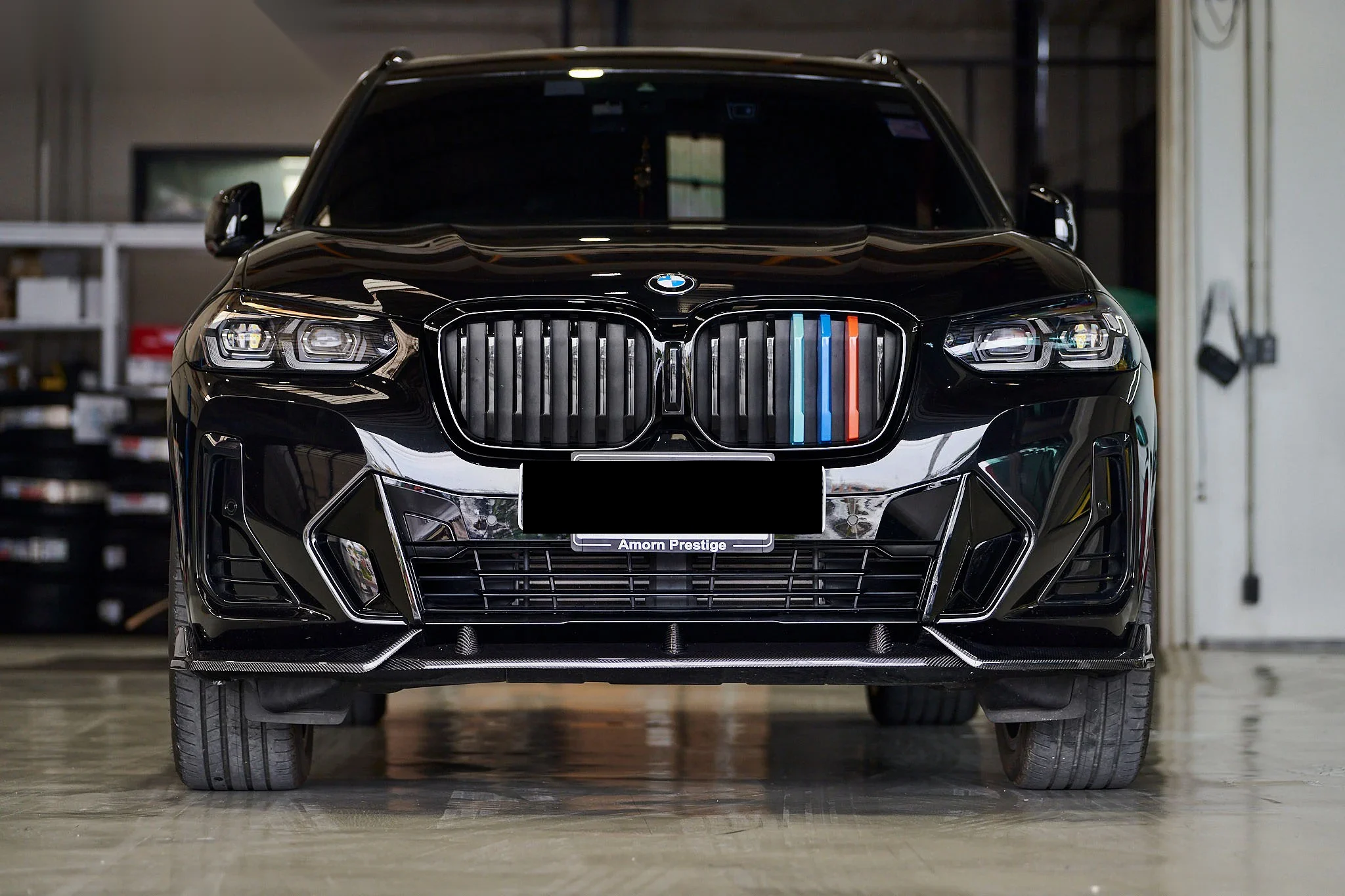 ชุดแต่ง BMW X3 G01 BMW X3 LCI x คาร์บอน ลิ้นหน้า สปอยเลอร์ Prodrive Shop