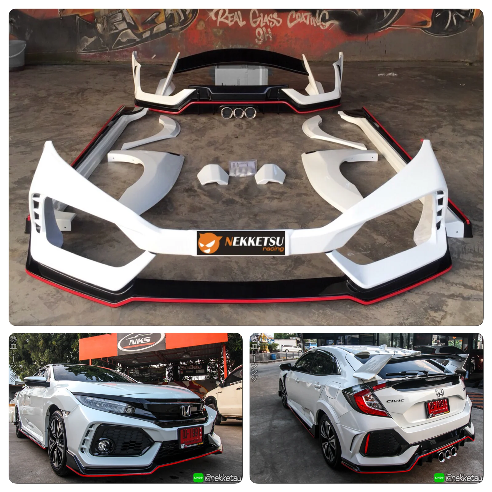 ชุดแต่งรถรอบคัน Civic FC ชุด Type R 2017 – ภาพที่ 19