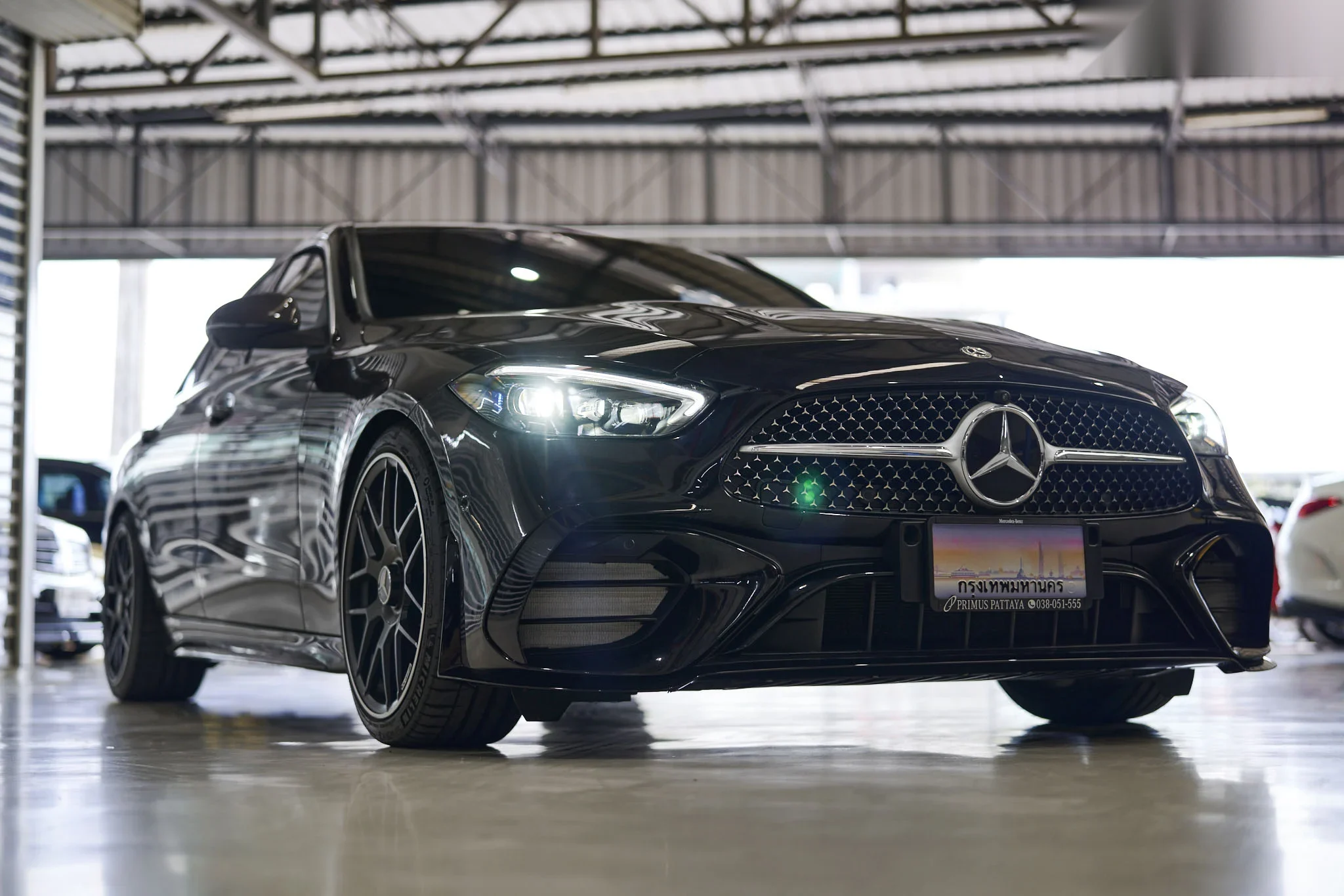 ชุดแต่ง MERCEDES BENZ W206 Mercedes-Benz C350e ติดตั้ง ลิ้นหน้า C63 Prodrive Shop