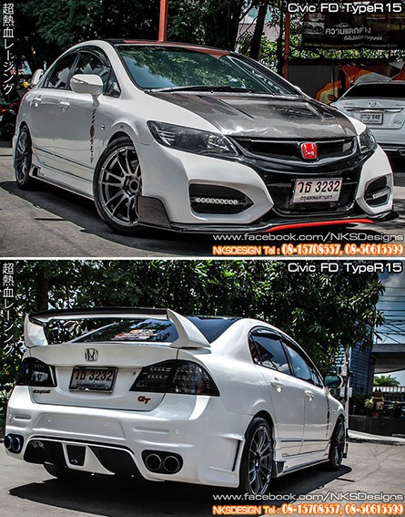ชุดแต่ง Civic FD ทรง Type R 2015 ใหม่!! – ภาพที่ 47