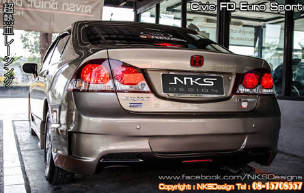 ชุดแต่งรอบคัน Civic FD 06-11 ทรง Euro Sport ใหม่!! – ภาพที่ 16