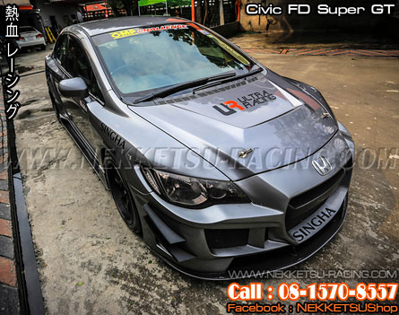 ชุดแต่งรอบคัน Civic FD 06-12 GT Wide Body – ภาพที่ 5