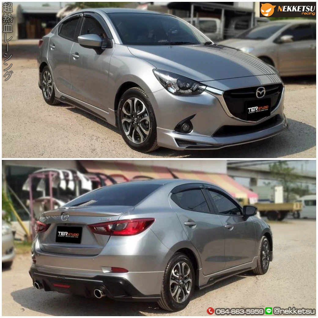 ชุดแต่ง Mazda2 Skyactiv 4 ประตู ทรง Drive 68 – ภาพที่ 6