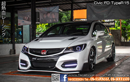 ชุดแต่ง Civic FD ทรง Type R 2015 ใหม่!! – ภาพที่ 9
