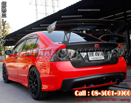กันชนหน้าเต็ม Civic FD 06-11 Type R ตัวแข่ง – ภาพที่ 12