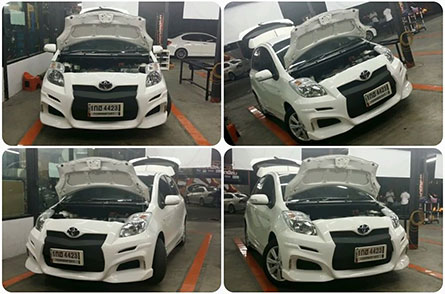 ชุดแต่ง Yaris 08-12 mc ทรง Euro Sport – ภาพที่ 3