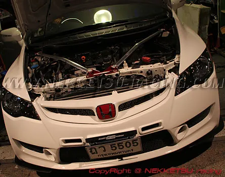 กันชนหน้าเต็ม Civic FD 06-11 Type R ตัวแข่ง – ภาพที่ 4