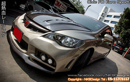 ชุดแต่งรอบคัน Civic FD 06-11 ทรง Euro Sport ใหม่!! – ภาพที่ 5