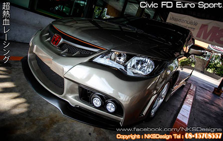 ชุดแต่งรอบคัน Civic FD 06-11 ทรง Euro Sport ใหม่!! – ภาพที่ 15