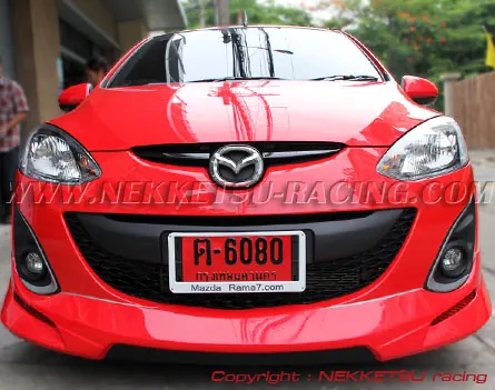 ชุดแต่งรอบคัน Mazda2 รุ่น 5 ประตู ทรง Shark Speed – ภาพที่ 2