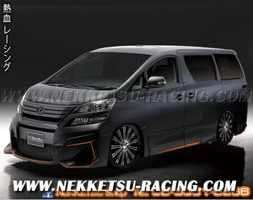 ชุดแต่งรอบคัน VELLFIRE ทรง WALD Sports Line Black Bison V.2