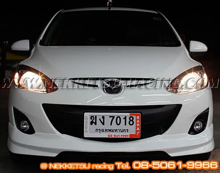 ชุดแต่งรอบคัน Mazda2 ร่น 5 ประตู ทรง Firewall ABS – ภาพที่ 9
